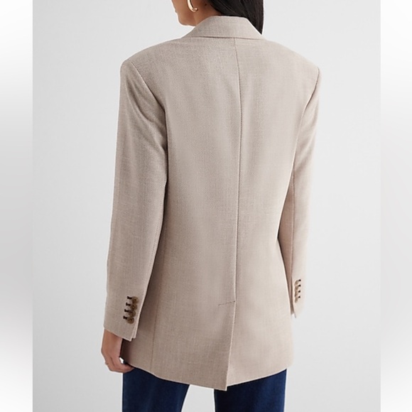 NWT Express Oversized Women’s Multicolor Blazer XS - Picture 4 of 6